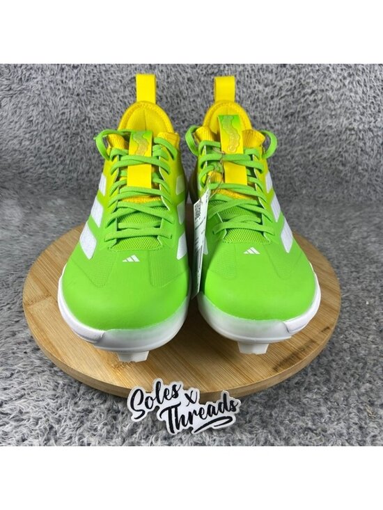 Adidas Adizero Impact TPU Candy Baseball Cleats Size 9.5 Men Lucid Lime JR7827